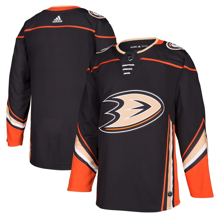 Men's Adidas Anaheim Ducks Black Stitched NHL Jersey